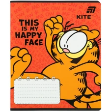 Зошит уч. "Kite" 18арк.== /GF26-237/ софт-тач + УФ лак, Garfield Retro/Classic (20/400)