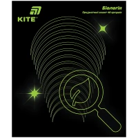 Зошит уч. "Kite" 48арк.# /K26-240-7/ ПРЕДМЕТКА софт тач+УФ, Lumen, біологія (10/200)