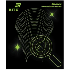 Зошит уч. "Kite" 48арк.# /K26-240-7/ ПРЕДМЕТКА софт тач+УФ, Lumen, біологія (10/200)