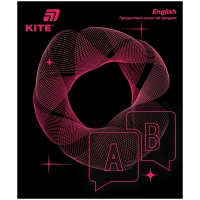 Зошит уч. "Kite" 48арк.== /K26-240-8/ ПРЕДМЕТКА софт тач+УФ, Lumen, англійська мова (10/200)