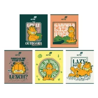 Тетрадь уч. "Kite" 48л.# /GF26-259/ гибр. лак + УФ лак, Garfield Retro/Classic (10/200)