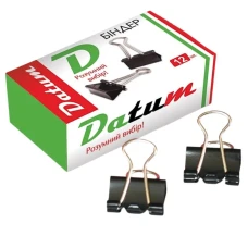 Біндер "Datum" №15 мм /300091/ D1115 (12/144/4320)