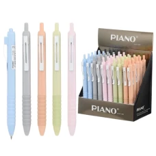 Ручка масляна автомат "PIANO" /PT-018/ синя 50PC/BOX (50)