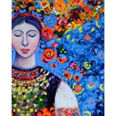 Алмазная мозаика "SANTI" /954330/ "Волшебная Украинка" 40*50см
