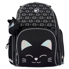 Рюкзак шкільний напівкаркасний "YES" /559871/ S-100 Smiling Cats 37*30*14см (1/4)