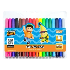 Фломастери "YES" 18 кол. /650598/ Stumble Guys (1/12/144)