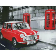 STOCK Алмазная мозаика "Идейка" /AMO7224/ "Краски Лондона" 40*50см
