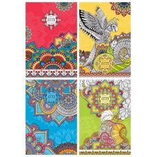 Блокнот  В6/80арк. "Mandarin" ІНТЕГР.обл,МЕТАЛ. ==,  диз.1792-1799  (4/40)