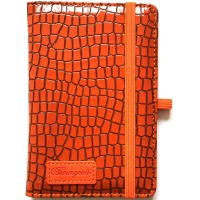 Блокнот на резинке "Bourgeois" А6/120 кожзам Тв.обкл. /N9723/ вн.бл.70г, # (1/60)