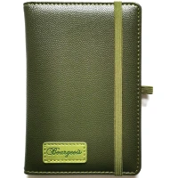 Блокнот на гумці "Bourgeois" А6/120 шкірзам Тв.обкл. /N9732/ вн.бл.70г, # (1/60)