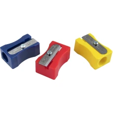 Точилка "KUM" /100-1/ пластикова прямокут., з одним отвором б/контейнера (24)