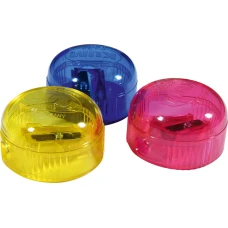 Точилка "KUM" /210K Ice/  пластикова кругла, з контейнером (12)