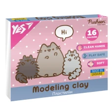 Пластилін 16 кол. 320г "Yes" /540694/ "Pusheen" (1/14)