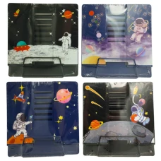 Підставка для книжок металева "JO" /555-525-B/ "Space" 20,8*18,8см, mix (1/12/48)