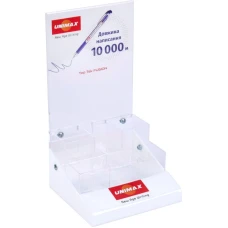 Дисплей для ручок "Unimax" /45283/ акриловий Top Tek Fusion, 6 секцій 14,19*16,4*29,7 см
