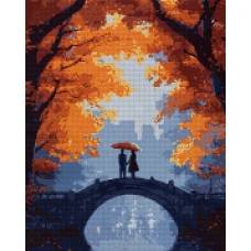 Алмазна мозаїка "SANTI" /956062/ "Осіння романтика", 40*50см