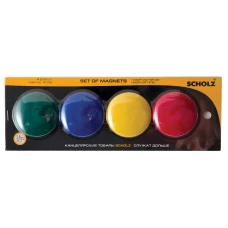 Магніти "SCHOLZ" /4042/ 4шт, 40мм (20)