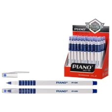 Ручка масляна "PIANO" /РT-1259/  "Quality" 0,7мм синя (50)