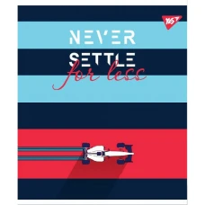 Зошит А4/48 # скоба "YES" /764418/ "Never Settle" ірід. + софт.тач (3/60)