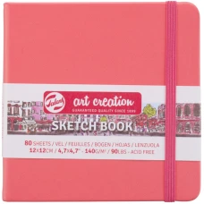 Скетчбук "Royal Talens Art Creation" 12х12/80арк. /828/ 140г/м2, Coral (1/60)
