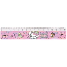 Лінійка 15см пл. "Kite" /HK24-090-2/ "Hello Kitty" (1/100)