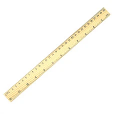Лінійка 30см дерев'яна ''JO'' /DSCN3116-30/ INCH подвійна шкала (72/1440)