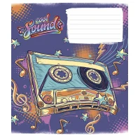 Зошит уч. "Genius" 24арк.# /3205K/ "Cool sound" виб.УФ-лак (нейт) (25/200)