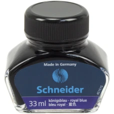 Чорнило "SCHNEIDER" /S6913/ синє, 33мл в скляній банці, для перових ручок (1/9)