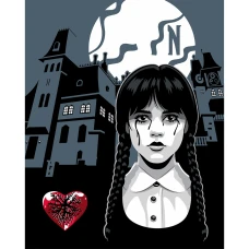 Картина за номерами "SANTI" /955059/ "Wednesday: Nevermore Academy", 40*50см