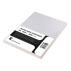 Папір для АКВАРЕЛІ "Канцмайстер" А4/100арк. /KW107487/ 200 г/м2 (1/16)