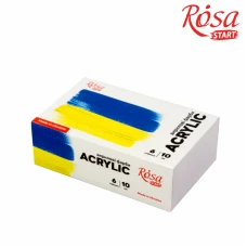 Набір акрилових фарб "ROSA START" /322111007/_050/  6кол*10мл "Ukraine"  (1/24)