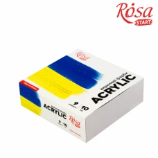 Набір акрилових фарб "ROSA START" /322111008/_043/  9кол*10мл "Ukraine"  (1/16)