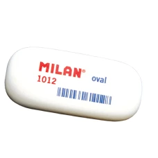 Гумка "MILAN" /1012/ овальна біла 6,2*2,8*1,2см (12/300)
