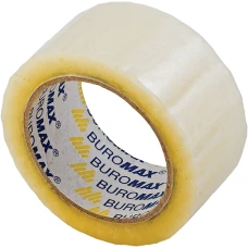 Скотч пакувальний "BuroMax" 48мм*66м   7018-00   (45мкм) прозорий (6/72)