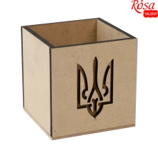 Стакан "Rosa Talent" /240804/006/ „Тризуб“ МДФ, 10х10х10см