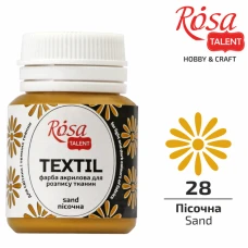 АКРИЛ для тканин "ROSA TALENT" /428/ Пісочна, 20 мл (1/140)