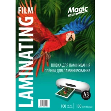 Плівка для ламінування "Magic" глянець ф. А3 (303mm*426mm) (100арк.) товщ. 100(50/50) мкм кольор. упак. /1008/
