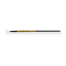 Пензлик щетина кругла "ROSA" AMBER 2306R, №4, д.р. (1/12)