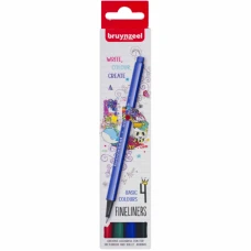 Набір лінерів "Bruynzeel" /60241004/ FINELINER Basic, Основні кольори, 4кол. (1/6)