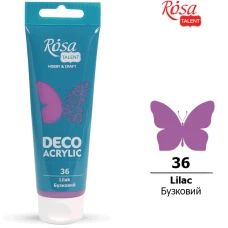 АКРИЛ для декору "ROSA TALENT" /36/ Бузковий, матовий 75 мл (1/4)
