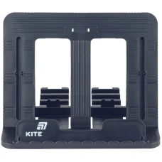 Подставка для книг "Kite" /K26-330-2/ пластиковая, графитная (1/12) Подставка для книг "Kite" /K26-330-2/ пластиковая, графитная (1/12)