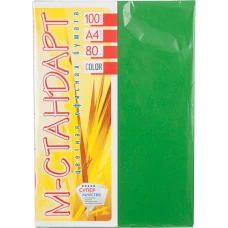 Папір кольоровий "М-Стандарт" A4 темний (80г) dark green /47А/ (100арк)
