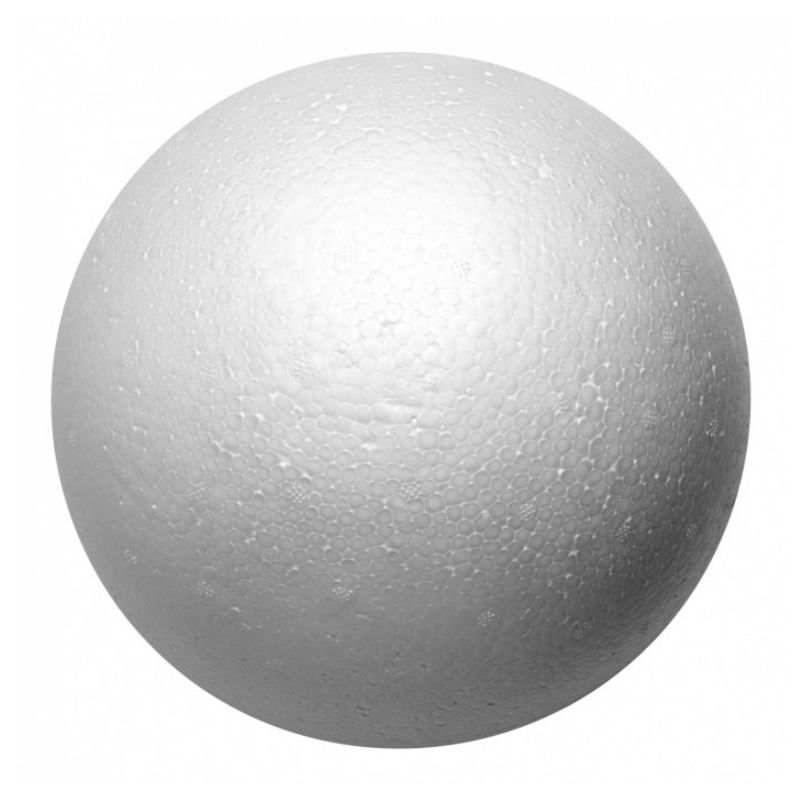 Styrofoam blank "Diamond handles" /220095/ "Ball" 8 cm, 20 pcs. in a package