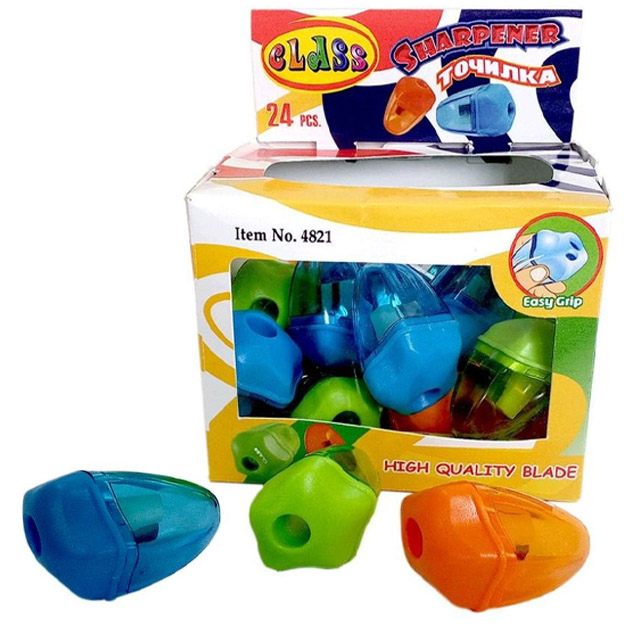 Sharpener "CLASS" /4821/ with counter "Star" mixed color (24/96/384)