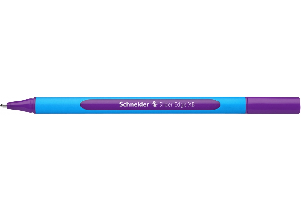 Ручка масляна "SCHNEIDER " /S152208/ "SLIDER EDGE" (XB -товста) фіол., (10/100)