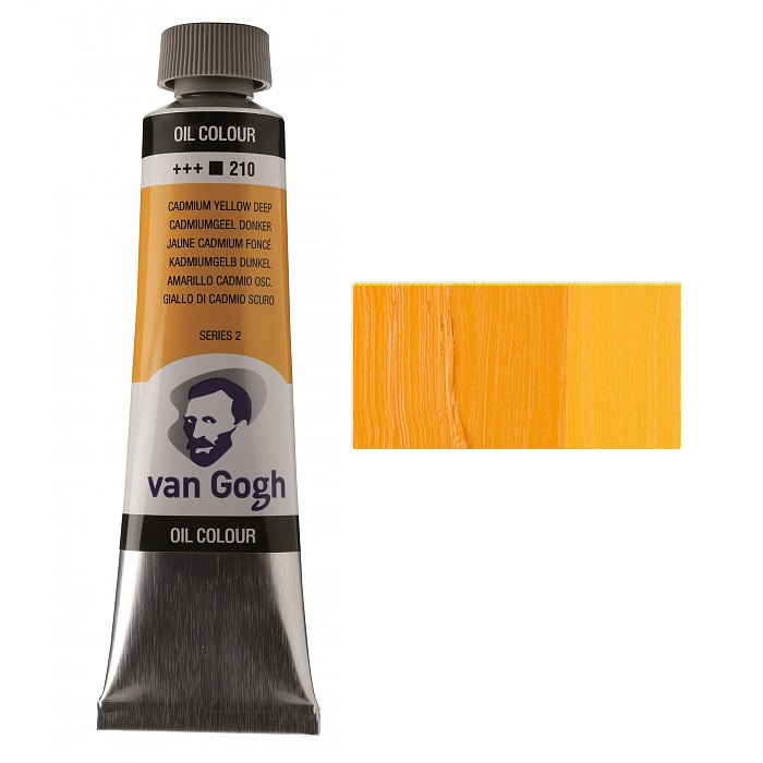 Oil paint VAN GOGH, (210) Cadmium yellow dark, 40 ml, Royal Talens (1/3)