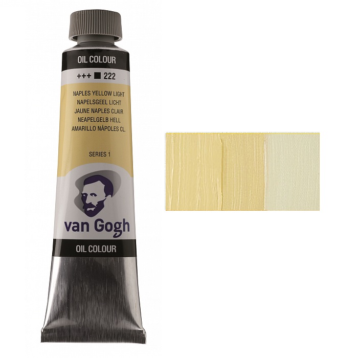 Oil paint VAN GOGH, (222) Neapolitan yellow light, 40 ml, Royal Talens (1/3)