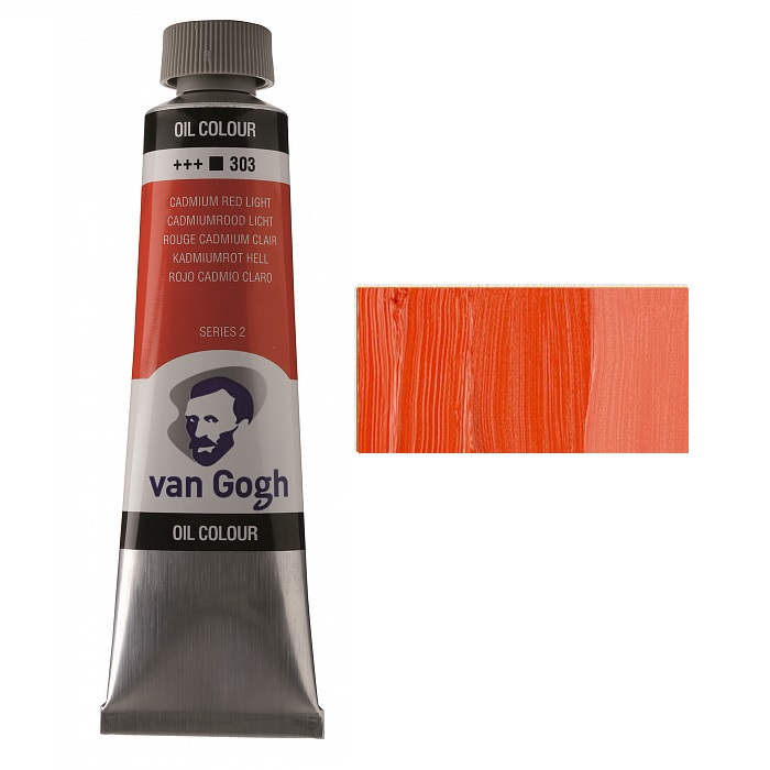 Oil paint VAN GOGH, (303) Cadmium red light, 40 ml, Royal Talens (1/3)