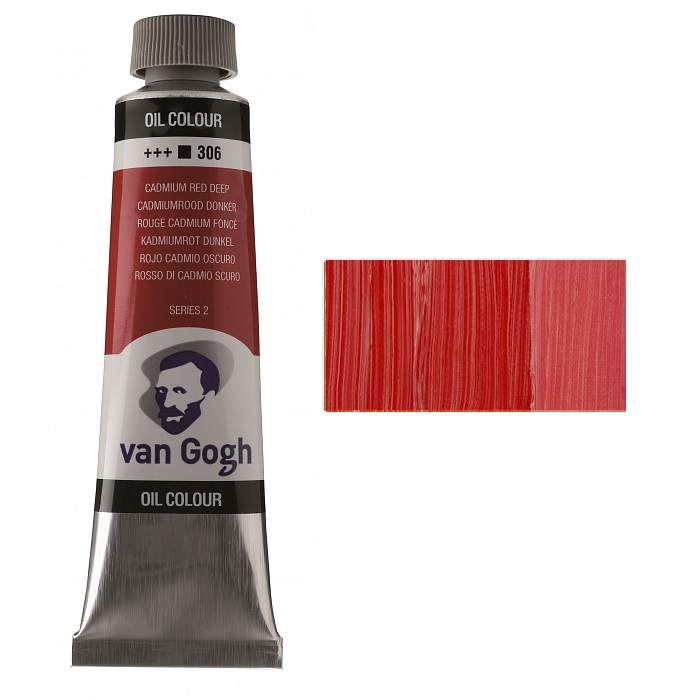 Oil paint VAN GOGH, (306) Cadmium red dark, 40 ml, Royal Talens (1/3)