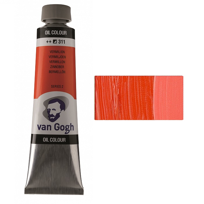 Oil paint VAN GOGH, (311) Cinnabar, 40 ml, Royal Talens (1/3)
